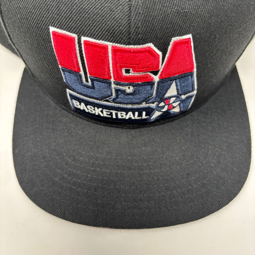 Mitchell & Ness USA Basketball Dream Team 92 Snapback Hat Black Wool Iconic NBA - Picture 4 of 10